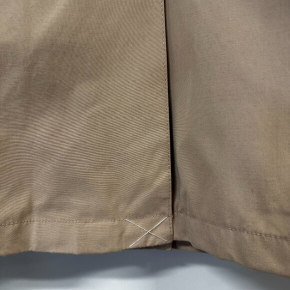 Pendleton Tan Trench Coat Plaid Lined XS - Picture 9 of 15